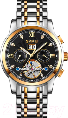 Часы наручные унисекс Skmei М029 (золото/серебристый)