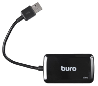 USB-хаб Buro BU-HUB4-U3.0-S - 