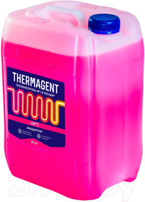 Теплоноситель для систем отопления Thermagent -65°C (10л, красный)
