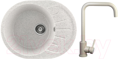 

Мойка кухонная Gerhans, A03 + смеситель 4998-4-19