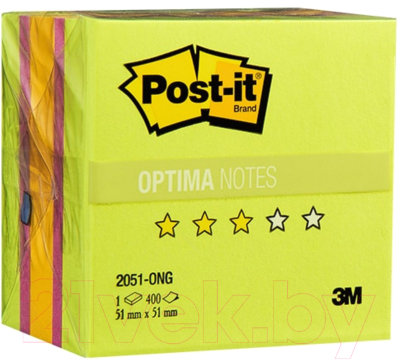 

Бумага для заметок Post-it, Optima. Весна / 2051-ONG