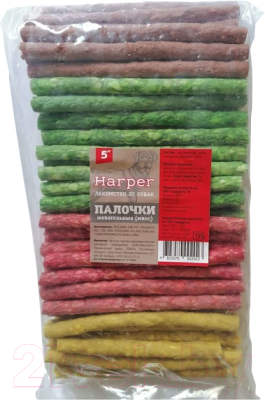 

Лакомство для собак HARPER, Палочки жевательные. Микс 5 / YM5101