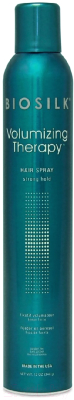 Лак для укладки волос BioSilk Volumizing Therapy Hair Spray сильной фиксации (284г)
