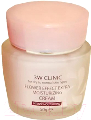 Крем для лица 3W Clinic Flower Effect Extra Moisture Cream (50мл)