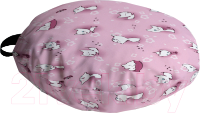 Подушка декоративная JoyArty Цветочные коты / dsfr_28456