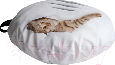 Подушка декоративная JoyArty Кот с царапиной / dsfr_31202