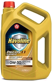 Моторное масло Texaco Havoline ProDS F 0W30 / 804216MHE (4л)