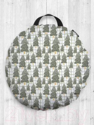 Подушка декоративная JoyArty Лес с елками зимой / dsfr_290638
