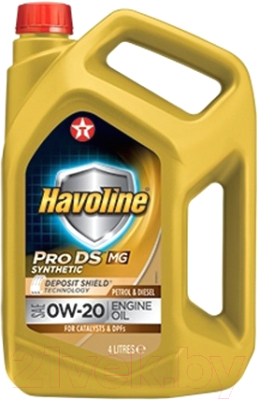 Моторное масло Texaco Havoline ProDS MG 0W20 / 804350MHE (4л)