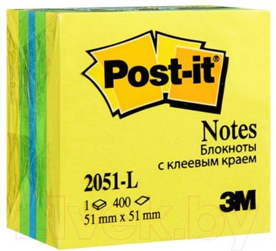 

Бумага для заметок Post-it, Classic. Лимон / 2051-L-E-E