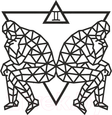 Декор настенный EWA Знак зодиака Близнецы