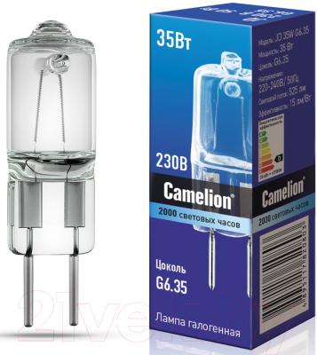 Лампа Camelion JD 35W G6.35 / 5203