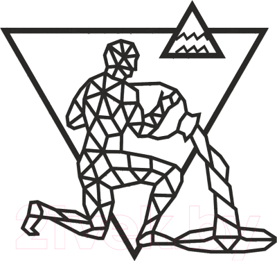 Декор настенный EWA Знак зодиака Водолей