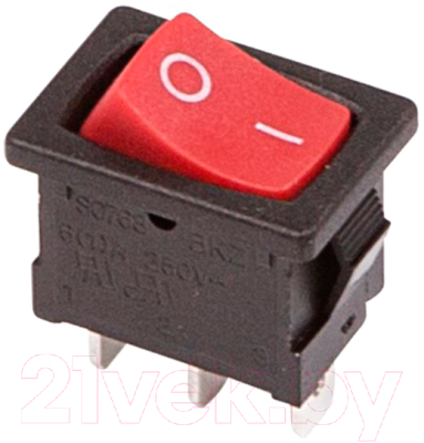 Выключатель клавишный Rexant ON-ON Mini 36-2131 (красный)