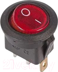 Выключатель клавишный Rexant ON-OFF 36-2570 (красный)