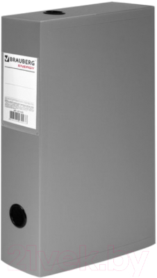 Коробка архивная Brauberg Energy / 231540 (серый)