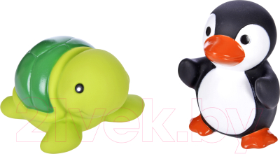 Набор игрушек для ванной Жирафики Черепашка и пингвин / 681273