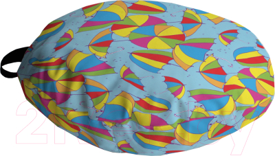 Подушка декоративная JoyArty Радуга на зонтах / dsfr_21356