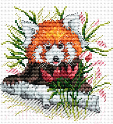 Набор для вышивания М.П.Студия Рыжая панда / М-128м