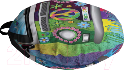 Подушка декоративная JoyArty Красочный автомобиль хиппи / dsfr_14923