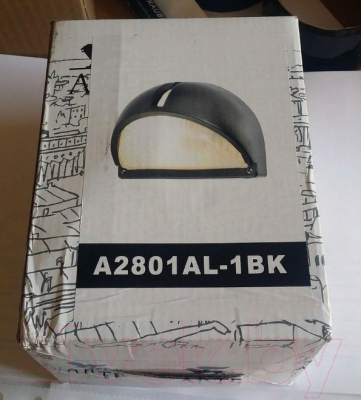 Бра уличное Arte Lamp Urban A2801AL-1BK