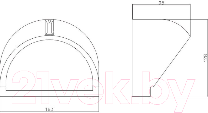 Бра уличное Arte Lamp Urban A2801AL-1GY — фото 6