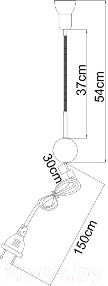 Спот Arte Lamp Falena A3116AP-1SS