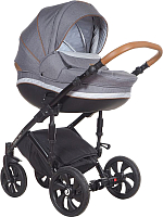 Детская универсальная коляска Tutis Mimi Style 2 в 1 (серый лен) - 