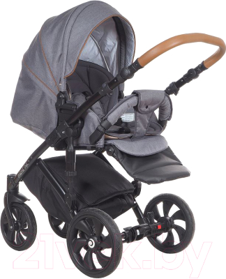 Детская универсальная коляска Tutis Mimi Style 2 в 1 (серый лен)