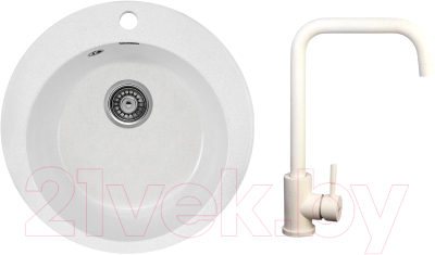 

Мойка кухонная Gerhans, A04 + смеситель 4998-4-18