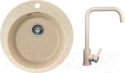

Мойка кухонная Gerhans, A04 + смеситель 4998-4-20