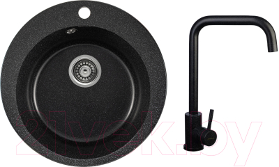 

Мойка кухонная Gerhans, A04 + смеситель 4998-4-22