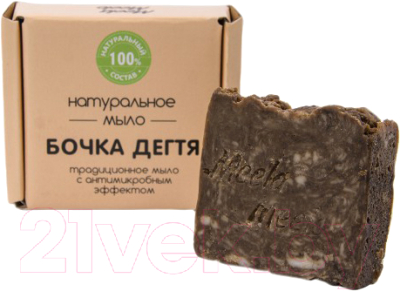 

Мыло твердое Meela Meelo, Натуральное Бочка дегтя