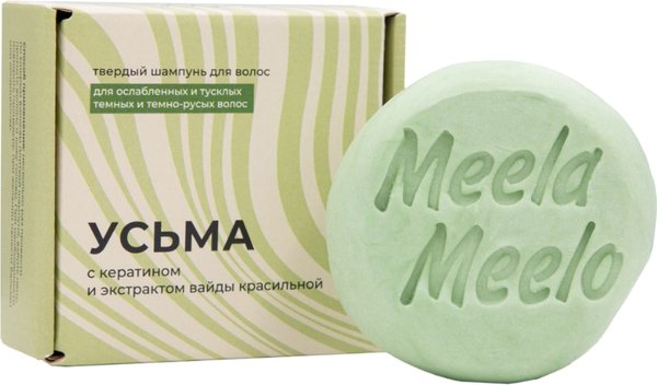 Твердый шампунь для волос Meela Meelo Усьма Укрепление и объем (85г)