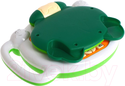 Развивающая игрушка Zabiaka Детский обучающий компьютер. Собачка / 4501310 (зеленый)