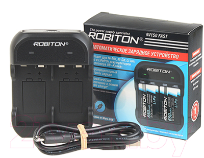 Зарядное устройство для аккумуляторов Robiton 9V150 Fast