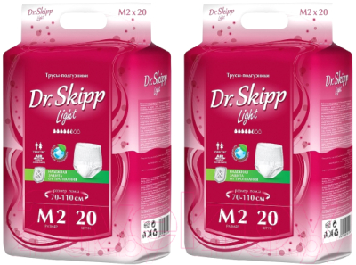 

Трусы впитывающие для взрослых Dr.Skipp, Light M2