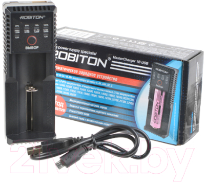 Зарядное устройство для аккумуляторов Robiton MasterCharger 1B USB / БЛ17022