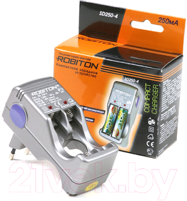 Зарядное устройство для аккумуляторов Robiton SD250-4 BL1 / БЛ4540