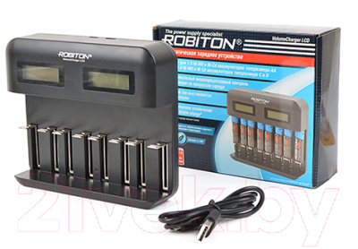 Зарядное устройство для аккумуляторов Robiton VolumeCharger LCD