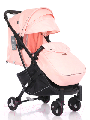 Детская прогулочная коляска Nuovita Fiato (розовый/черный)