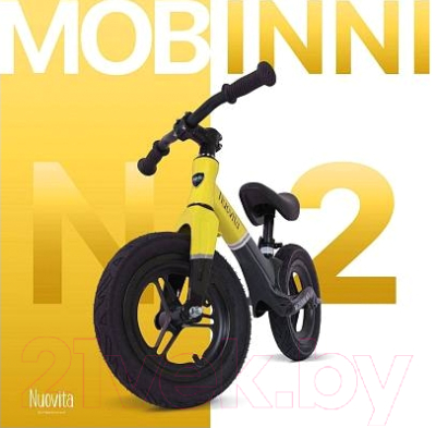 Беговел Nuovita Mobinni N2 (желтый/черный)