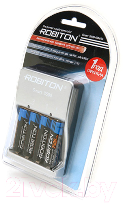 Зарядное устройство для аккумуляторов Robiton Smart S500-4MHAA BL1