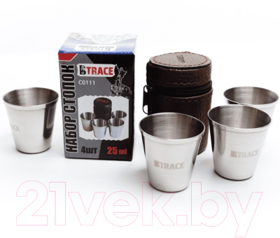 Изображение товара Набор стопок походных BTrace С0112 (4шт)