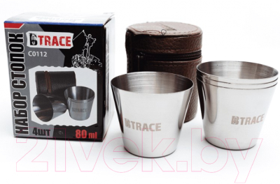 Изображение товара Набор стопок походных BTrace С0112 (4шт)