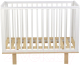 Миниатюра изображения товара Детская кроватка Polini Kids Simple 340 / 0003107-17 (белый/натуральный)