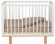 Миниатюра изображения товара Детская кроватка Polini Kids Simple 340 / 0003107-17 (белый/натуральный)