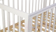 Миниатюра изображения товара Детская кроватка Polini Kids Simple 340 / 0003107-17 (белый/натуральный)