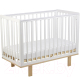 Миниатюра изображения товара Детская кроватка Polini Kids Simple 340 / 0003107-17 (белый/натуральный)