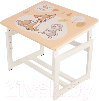 Комплект мебели с детским столом Polini Kids Disney Baby 400 SM Бэмби / 0003095 (бежевый/белый)